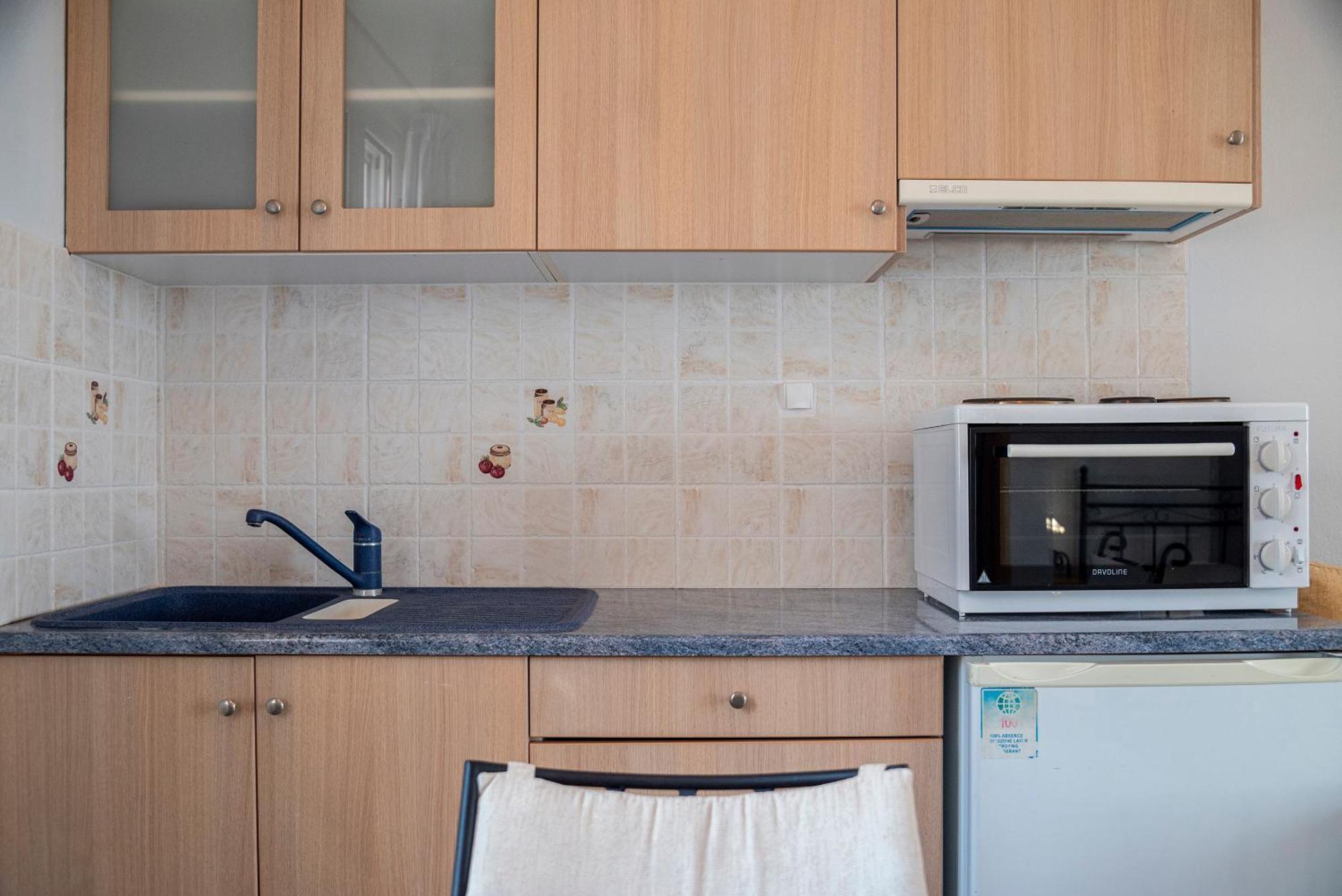 Agnadi Blue Apartments Diakofti Bagian luar foto